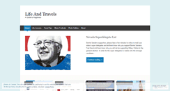 Desktop Screenshot of lifeandtravels.com
